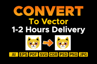 do vector tracing or convert to vector quickly