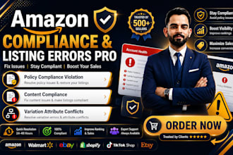 fix amazon listing issue, suppressed, compliance, pricing, listing errors