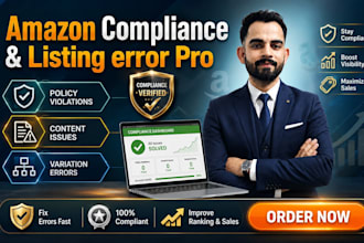 fix amazon listing issue, suppressed, compliance, pricing, listing errors