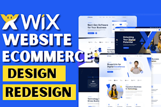 do wix website design, wix redesign, wix ecommerce, be your wix developer