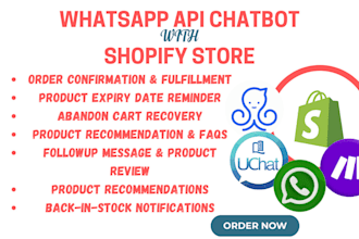 create whatsapp apl ai chatbot for your shopify ecommerce store using manychat