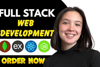 develop mern stack web web application development full stack developer