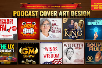 podcast cover art and itunes podcast logo professionally