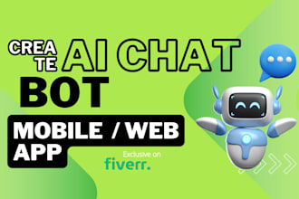develop custom ai chatbots and mobile apps with chatgpt whatsapp integration