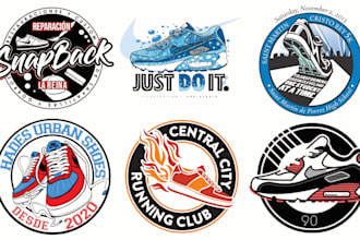 design a premium shoe brand or a sneaker store logo