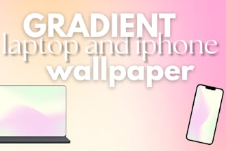 create a gradient wallpaper