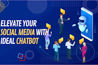develop chatbot for social media platforms by manychat and tidio