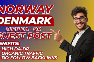 write and publish guest posts on denmark and norway sites