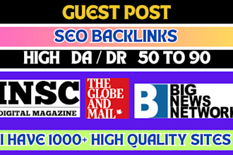 do guest post on inscriber mag, big news network and the globe and mail