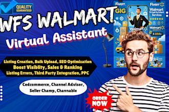 optimize walmart listing, PPC campaign, bulk upload, walmart shopify integration