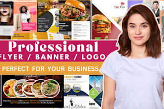 do good looking business food real estate flyers