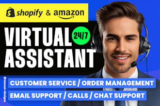 be your expert shopify virtual assistant customer service and chat support