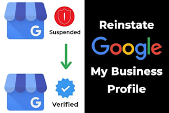 fix or remove the suspension of google business listing or disable maps gmb