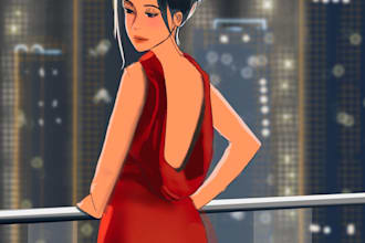 do illustration, digital art, character designs