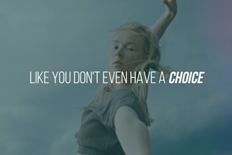 produce a unique animated lyric video for your song