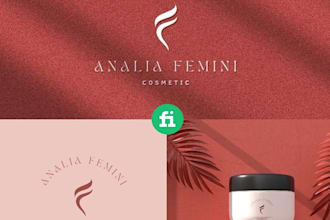 do design feminine skin care cosmetic logo or product packaging and label design