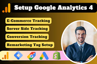 setup google analytics 4 and ga4 server side tracking with tag manager