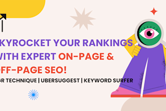 rank your website with on page SEO kgr and rank math technique