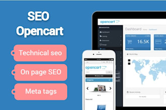 full SEO optimization of your website on opencart