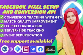 setup facebook pixel conversion API ga4 server side tracking with GTM