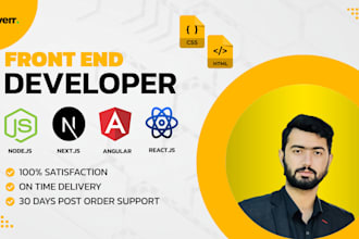 be your frontend  reactjs, nodejs developer   with angular and nextjs