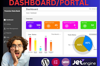 build management system, portal or dashboard on wordpress