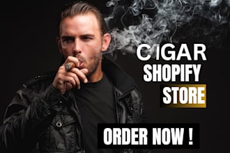 design cigar shopify store cbd cannabis shopify store cbd website