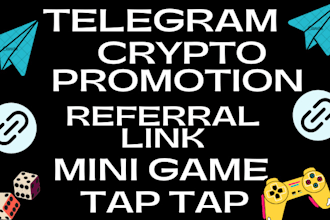 crypto telegram promotion telegram referral link token sales to 1m real investor