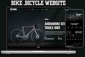 design responsive bicycle website bike website automobile website bicycle store