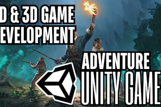 do 2d , 3d unity game development, unity game, unity developer, mobile game