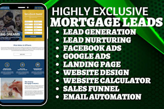 generate mortgage leads loan leads mortgage protection mortgage insurance leads