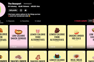 promote your healthy food product on my tiktok page