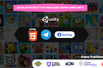 be your unity game developer for web based HTML5 games
