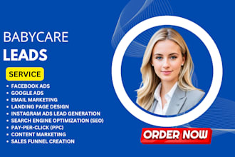 generate exclusive baby care child care leads babysitting, kindergarten leads