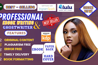 ebook writer, ghostwriter, self help ebook, amazon kdp nonfiction, children book