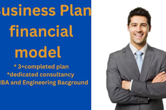 write business plan with detailed financial model