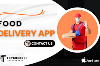 do custom food delivery app development for ios and android