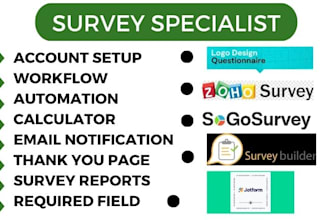setup jotform questionnare zoho survey survey builder sogo survey survey console