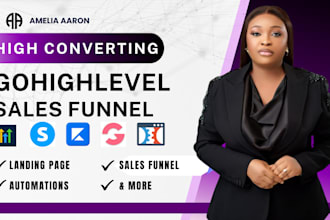 be your go high level landing page gohighlevel website sales funnel expert