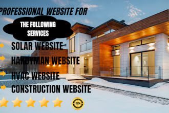 design wordpress solar website wordpress hvac website wordpress handyman website