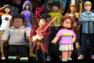 do realistic game environment, 3d game level, unreal engine, roblox map model