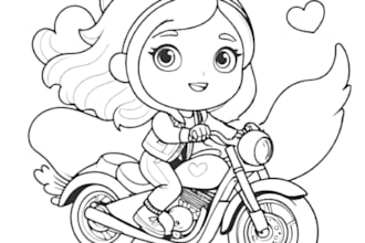 design unique coloring book for kids and teenagers full color cover page for KDP