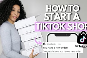 setup tik tok shop, dropshipping shopify store redesign improve fb ads promotion