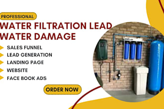 water restoration leads water damage leads water filtration leads