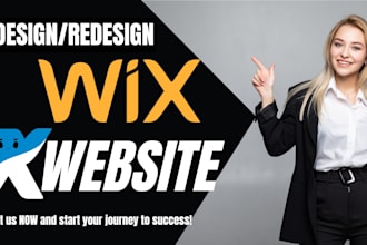 do modern wix website development, wix design, or redesign ecomarce website
