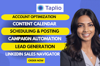 setup linkedin campaign outreach using taplio