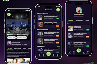 build event booking app, concert booking app, ticket booking app, sport booking