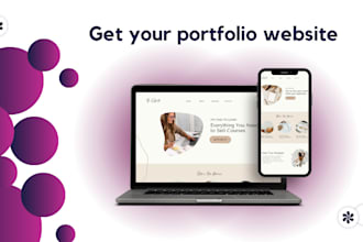 create a portfolio website