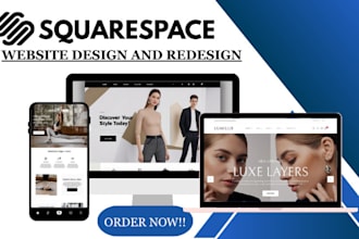 build business squarespace website squarespace landing page website seo redesign