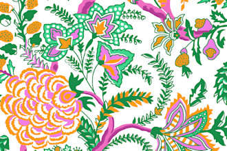 do repeat seamless floral pattern design in vector format